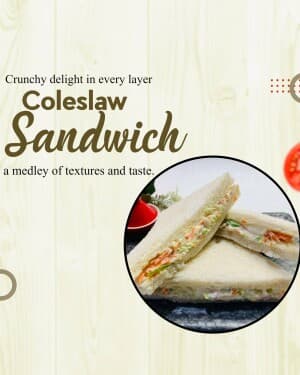 Sandwich business flyer