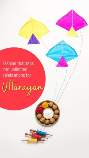 Makar Sankranti Insta Story graphic