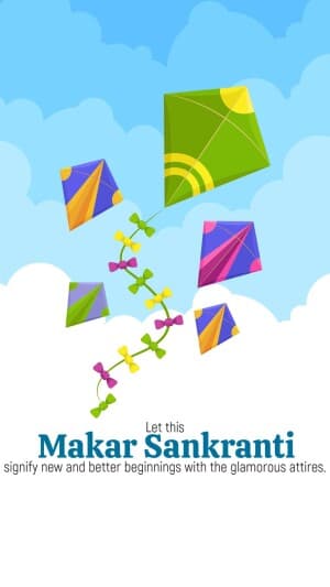 Makar Sankranti Insta Story video