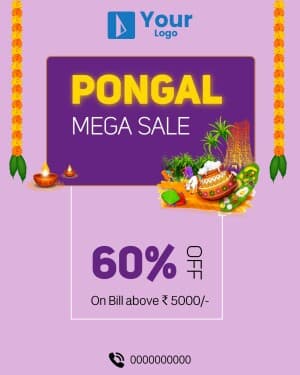 Pongal Offers flyer