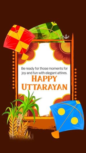 Makar Sankranti Insta Story poster