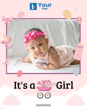 It's a Boy & It's a Girl whatsapp status template