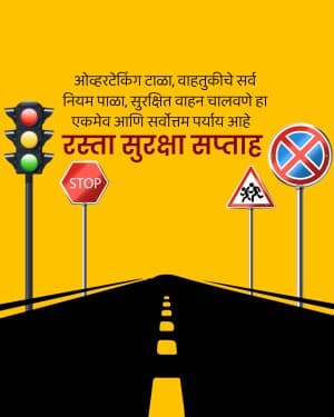 National Road Safety Week ad post