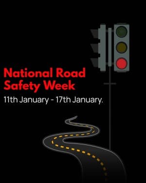 National Road Safety Week illustration