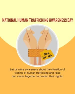 National Human Trafficking Awareness Day image