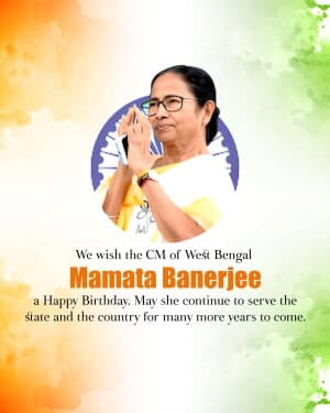 Mamata Banerjee Birthday post