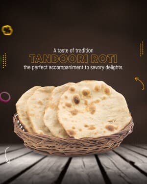 Tandoori Roti marketing post
