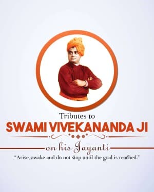 Swami Vivekananda Jayanti image