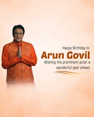 Arun Govil Birthday video