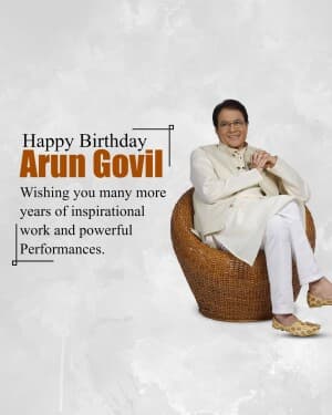 Arun Govil Birthday image
