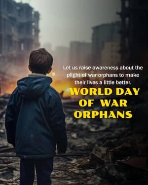 World Day Of War Orphans banner