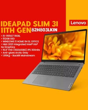 Lenovo facebook ad