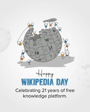 Wikipedia Day graphic