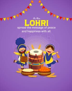 Happy Lohri poster