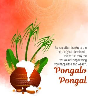 Happy Pongal banner