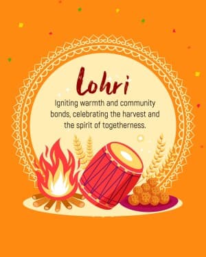 Importance of Lohri illustration