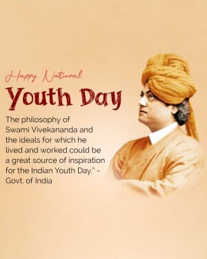 National Youth Day Facebook Poster