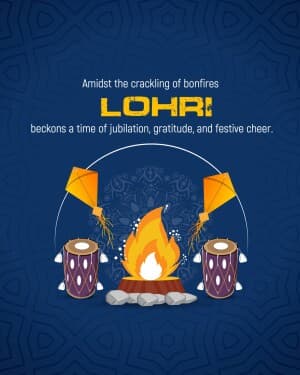 Importance of Lohri banner