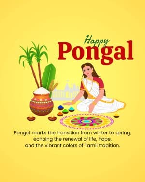 Importance of Pongal flyer