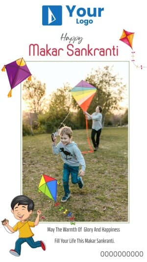 Makar Sankranti Wishes creative template