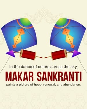 Importance of Makar Sankranti poster