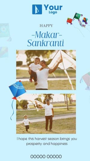 Makar Sankranti Wishes poster Maker