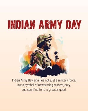 Importance of Indian Army Day image