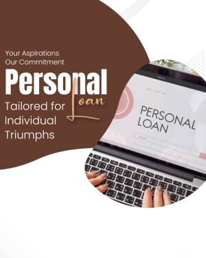 Personal Loan promotional template