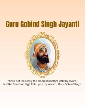 Guru Gobind Singh Jayanti image