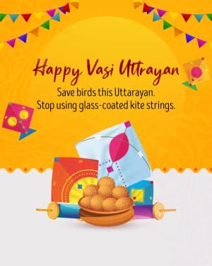 Vasi Uttrayan insta story flyer