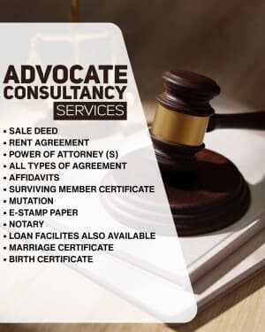 Advocate promotional images