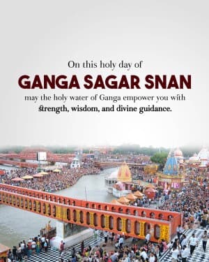 Ganga Sagar Snan flyer