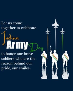 Indian Army Day Insta Story creative image