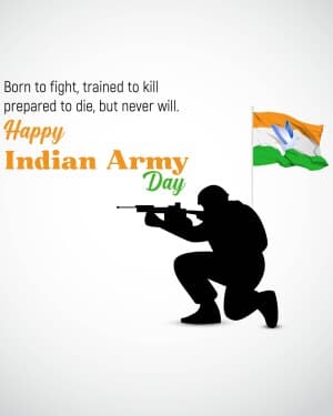 Indian Army Day Insta Story whatsapp status poster