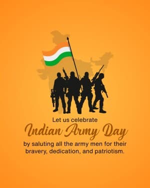 Indian Army Day Insta Story Facebook Poster