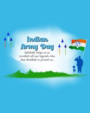 Indian Army Day Insta Story poster Maker