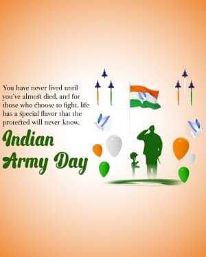 Indian Army Day Insta Story graphic