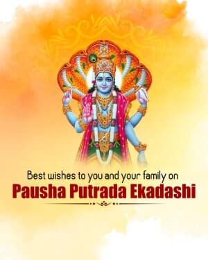 Pausha Putrada Ekadashi illustration