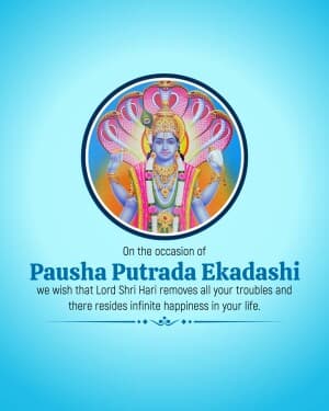 Pausha Putrada Ekadashi video