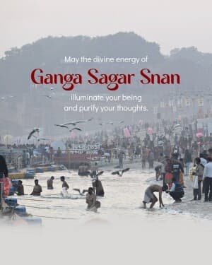 Ganga Sagar Snan event poster