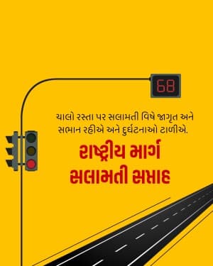 National Road Safety Week poster Maker