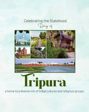 Tripura Foundation Day banner