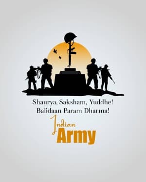 Indian Army Day Insta Story flyer