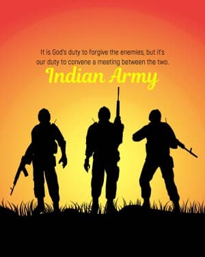 Indian Army Day Insta Story banner