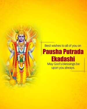 Pausha Putrada Ekadashi flyer