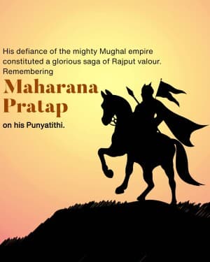 Maharana Pratap Punyatithi image