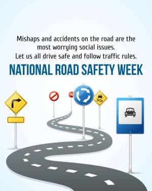 National Road Safety Week flyer