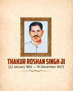 Thakur Roshan Singh Jayanti illustration