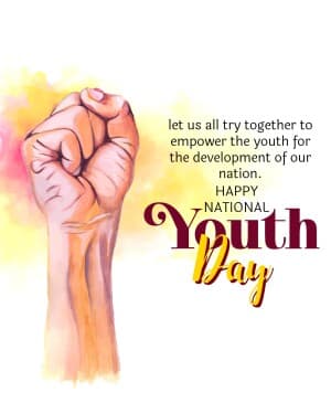 National Youth Day poster