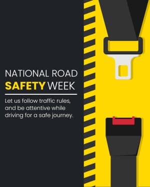 National Road Safety Week banner